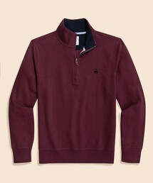 stone  ハーフジップ スウェット 赤 スウェット ハーフジップ」に該当するトップス（レッド/赤色系