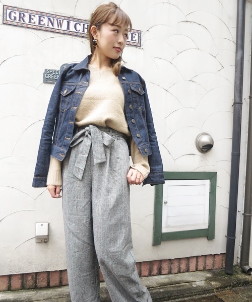 Chico(チコ)の「【who's who Chico】 太Vネックニットプルオーバー(ニット/セーター・レディース・アイボリー/グレー/ベージュ/モスグリーン・FREE)」の12枚目の写真