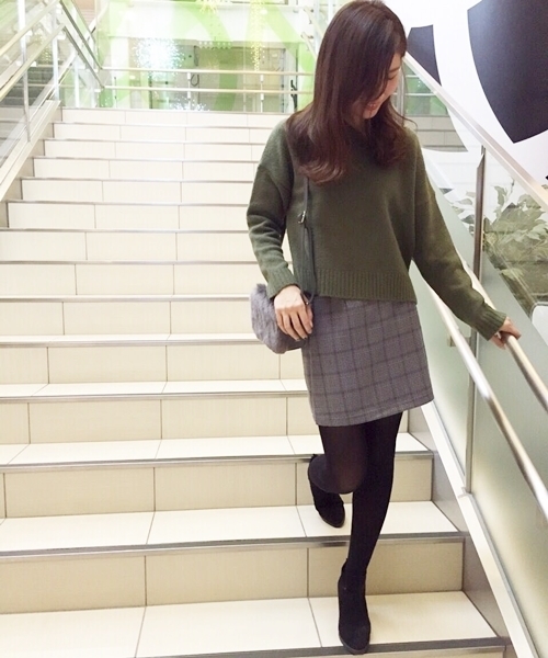 Chico(チコ)の「【who's who Chico】 太Vネックニットプルオーバー(ニット/セーター・レディース・アイボリー/グレー/ベージュ/モスグリーン・FREE)」の17枚目の写真