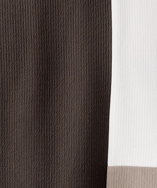 THE SHOP TK （ザ ショップ ティーケー ）の「【一枚で着映える】パネルブロッキング長袖Tシャツ 【洗濯機OK】（Tシャツ/カットソー・メンズ・ホワイト系7/ダークブラウン系4/ネイビー系4・02/03/04）」の6枚目の写真