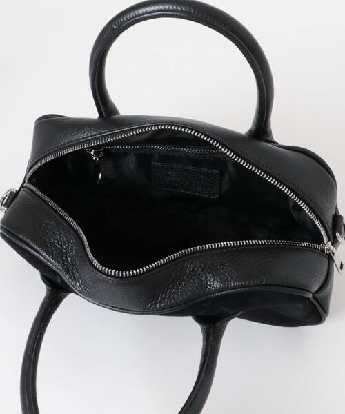 MARCO BIANCHINI（マルコビアンチーニ）の「MARCO BIANCHINI　スウェードレザーラウンドバッグ（ショルダーバッグ・レディース・ブラウン/ブラック・FREE）」の6枚目の写真