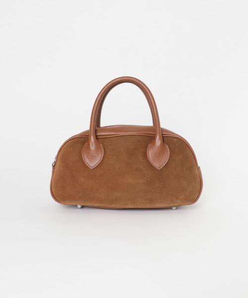 g@r MARCO BIANCHINI　スウェードレザーラウンドバッグ MARCO BIANCHINI スウェードレザーラウンドバッグ（ショルダーバッグ