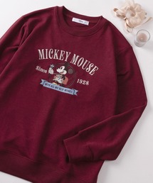 Disney（ディズニー）の「【71】【Disney/ディズニー】ミッキーマウス／ベイマックス ワッペン＆サガラ刺繍 裏毛スウェット（スウェット）」