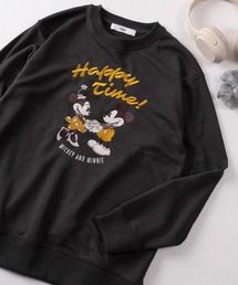 Disney（ディズニー）の「【71】【Disney/ディズニー】ミッキーマウス／ベイマックス ワッペン＆サガラ刺繍 裏毛スウェット（スウェット）」