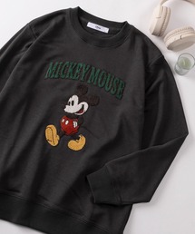 【71】【Disney/ディズニー】ミッキーマウス/ベイマックス ワッペン&サガラ刺繍 裏毛スウェット