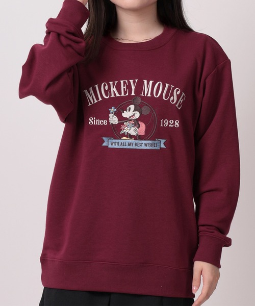Disney(ディズニー)の「【71】【Disney/ディズニー】ミッキーマウス/ベイマックス ワッペン&サガラ刺繍 裏毛スウェット(スウェット・レディース・チャコールグレー/レッド/オフホワイト/オレンジ/グリーン/アイボリー/ダークグレー/マスタード・M/L)」の16枚目の写真