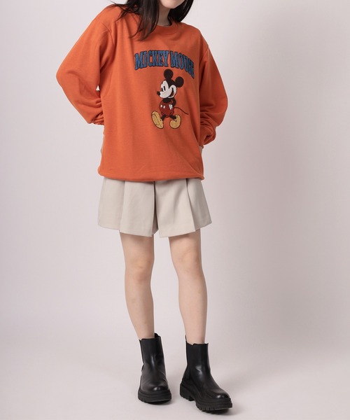 Disney(ディズニー)の「【71】【Disney/ディズニー】ミッキーマウス/ベイマックス ワッペン&サガラ刺繍 裏毛スウェット(スウェット・レディース・チャコールグレー/レッド/オフホワイト/オレンジ/グリーン/アイボリー/ダークグレー/マスタード・M/L)」の19枚目の写真