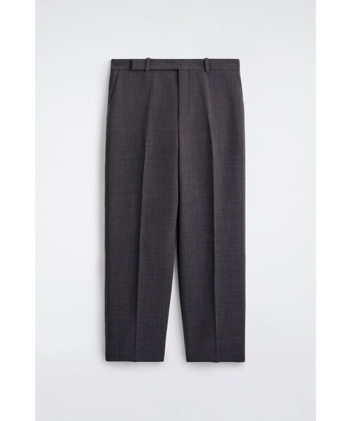 セール】ウールブレンドストレートレッグパンツ（スラックス）｜COS