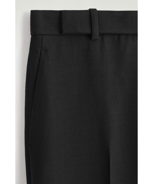 ウールブレンドストレートレッグパンツ（スラックス）｜COS（コス）の