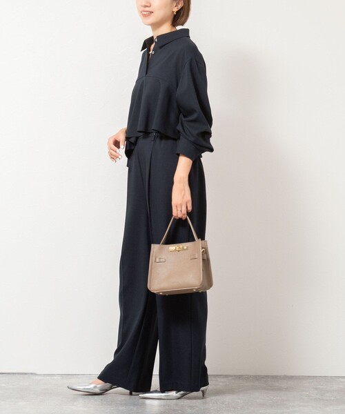 NOLLEY’S(ノーリーズ)の「【一部WEB限定色アイテム】ウォッシャブルフリルプルオーバーブラウス(シャツ/ブラウス・レディース・ネイビー/ベージュ/チャコールグレー・38)」の5枚目の写真