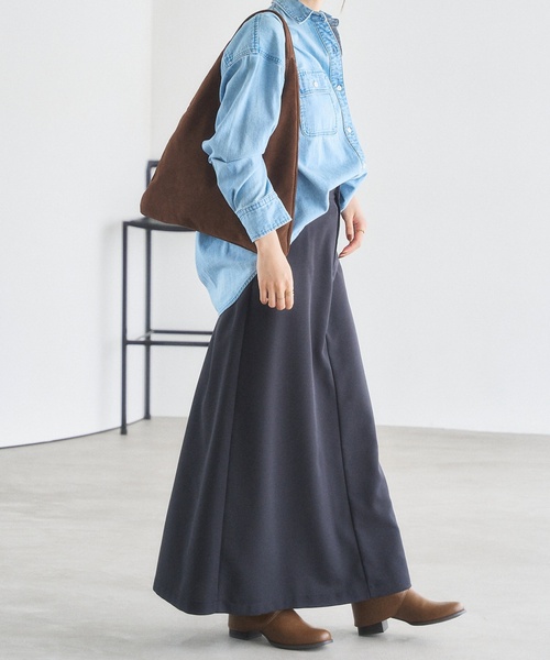 MILOS（ミロス）の「MILOS/ミロス SUEDE TRIANGLE BAG（ショルダーバッグ・レディース・ブラウン・FREE）」の3枚目の写真