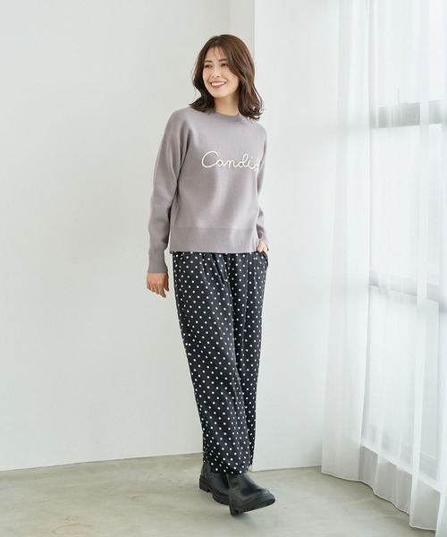 FOUND GOOD（ファウンドグッド）の「コードシシュウロゴニット（ニット/セーター・レディース・ネイビー/ベージュ/ブラック/グレー系5・S/M/L）」の8枚目の写真