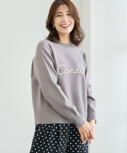 FOUND GOOD（ファウンドグッド）の「コードシシュウロゴニット（ニット/セーター・レディース・ネイビー/ベージュ/ブラック/グレー系5・S/M/L）」の10枚目の写真