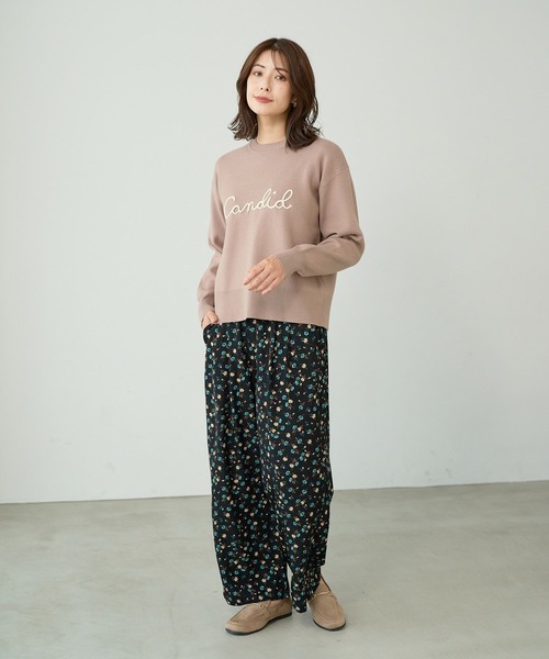 FOUND GOOD（ファウンドグッド）の「コードシシュウロゴニット（ニット/セーター・レディース・ネイビー/ベージュ/ブラック/グレー系5・S/M/L）」の11枚目の写真