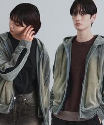 tk.TAKEO KIKUCHI | ヴィンテージライクベロアジップパーカー(パーカー)