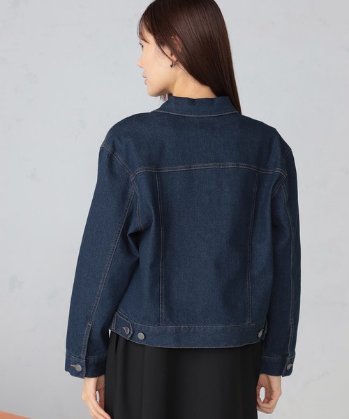 GALLORIA（ギャローリア）の「デニムジャケット（デニムジャケット・レディース・チャコールグレー/インディゴブルー・S/M/L/LL）」の8枚目の写真