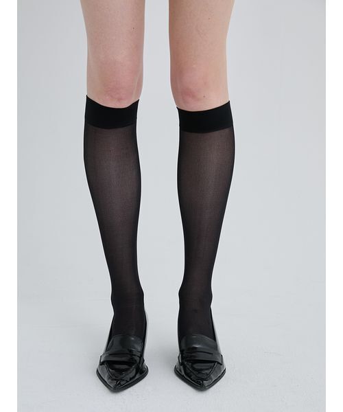 SORIN(ソリン )の「Logo Sheer High Socks/ロゴシアーハイソックス(ソックス/靴下・レディース・ブラック/ホワイト/レッド/ブラウン・F)」の11枚目の写真