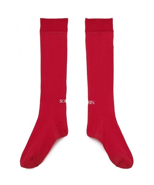 SORIN(ソリン )の「Logo Sheer High Socks/ロゴシアーハイソックス(ソックス/靴下・レディース・ブラック/ホワイト/レッド/ブラウン・F)」の17枚目の写真