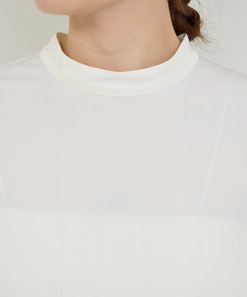 GALLARDAGALANTE（ガリャルダガランテ）の「タックスリーブブラウス（シャツ/ブラウス・レディース・ブラック/ホワイト・FREE）」の3枚目の写真