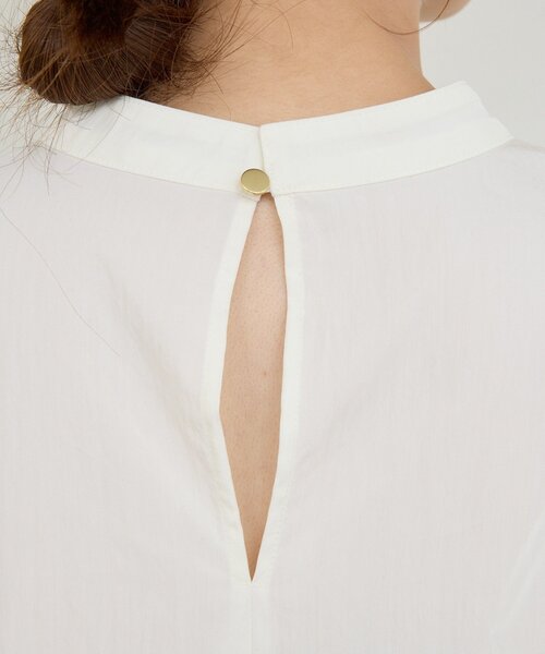 GALLARDAGALANTE（ガリャルダガランテ）の「タックスリーブブラウス（シャツ/ブラウス・レディース・ブラック/ホワイト・FREE）」の12枚目の写真