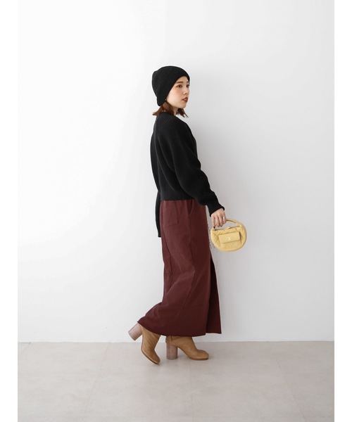 Katrin TOKYO(カトリーントーキョー)の「zip knit cardigan(カーディガン/ボレロ・レディース・アイボリー/ブラック/オレンジ・FREE/XS)」の11枚目の写真