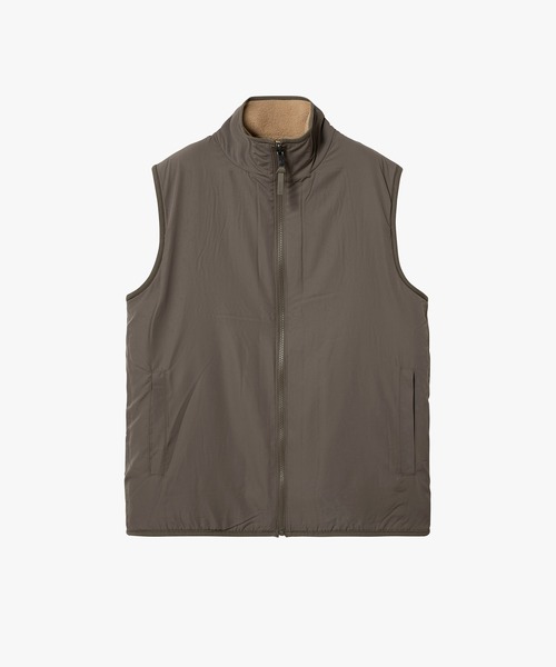 AIGLE（エーグル）の「リバーシブルフリースベスト T-Kit 2WAY（ベスト・メンズ・ブルー/ベージュ/ダークネイビー・S/L/XL/M）」の7枚目の写真