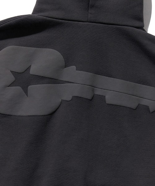 KEYMISERY(キーミザリー)の「A'GEM/9 × .kom 『KEYMISERY/キーミザリー』 STAR KEY'S VINTAGE ZIP-UP HOODIE/ヴィンテージ デザイン短丈ジップアップパーカー(パーカー・メンズ・チャコールグレー・S)」の18枚目の写真