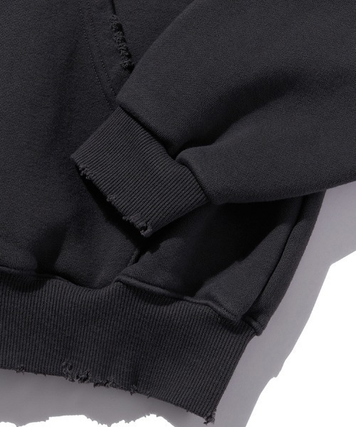 KEYMISERY(キーミザリー)の「A'GEM/9 × .kom 『KEYMISERY/キーミザリー』 STAR KEY'S VINTAGE ZIP-UP HOODIE/ヴィンテージ デザイン短丈ジップアップパーカー(パーカー・メンズ・チャコールグレー・S)」の15枚目の写真