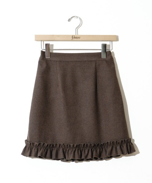 flower（フラワー）の「フリルミニスカート（スカート・レディース・ブラウン・FREE）」の9枚目の写真