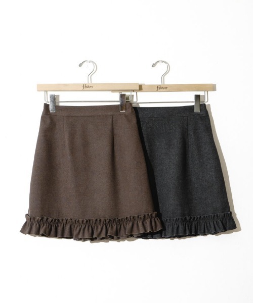 flower（フラワー）の「フリルミニスカート（スカート・レディース・ブラウン・FREE）」の10枚目の写真