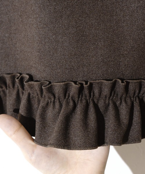 flower（フラワー）の「フリルミニスカート（スカート・レディース・ブラウン・FREE）」の17枚目の写真
