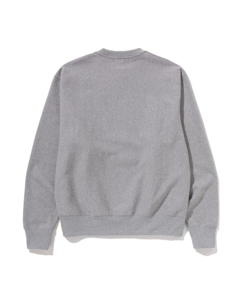 A BATHING APE（アベイシングエイプ）の「CLASSIC COLLEGE CREWNECK SWEATSHIRT（スウェット・メンズ・グレー/ブラック/ネイビー/レッド・MEDIUM/X-LARGE/LARGE/SMALL/XX-LARGE）」の6枚目の写真