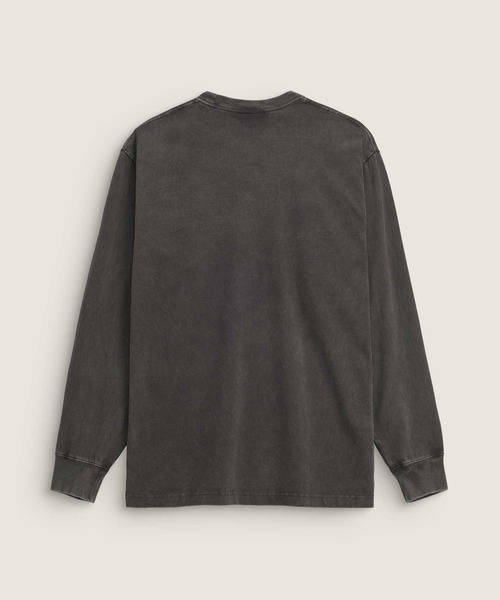 VANS（バンズ）の「VANS PREMIUMクラシック ロングスリーブ Tシャツ / LX LS Faded Black / VN000PFKEMV1（Tシャツ/カットソー・メンズ・スミクロ・LARGE/MEDIUM/SMALL/X-LARGE/XX-LARGE）」の2枚目の写真