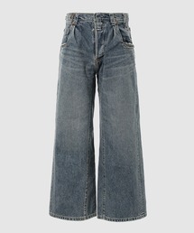 Free Stich Draiping Wide Pants