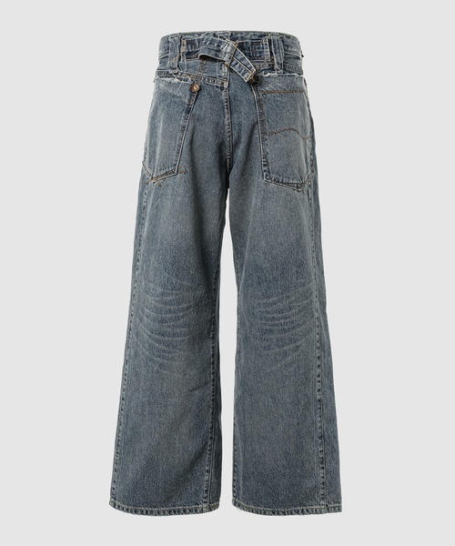 DAIRIKU（ダイリク）の「Free Stich Draiping Wide Pants（デニム