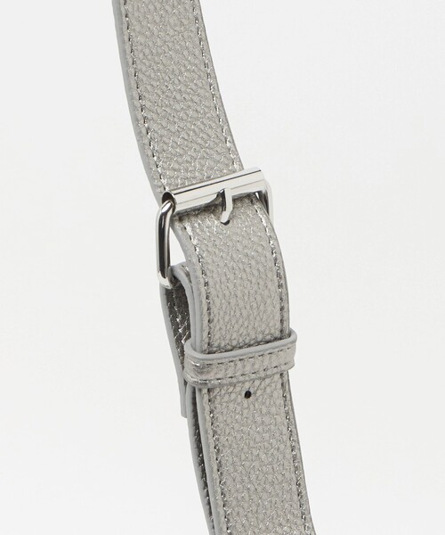 A DAY IN THE LIFE UNITED ARROWS(アデイインザライフユナイテッドアローズ)の「レザーライク スクエアショルダーバッグ <A DAY IN THE LIFE>(トートバッグ・レディース・ベージュ/その他1/ブラック・FREE)」の8枚目の写真