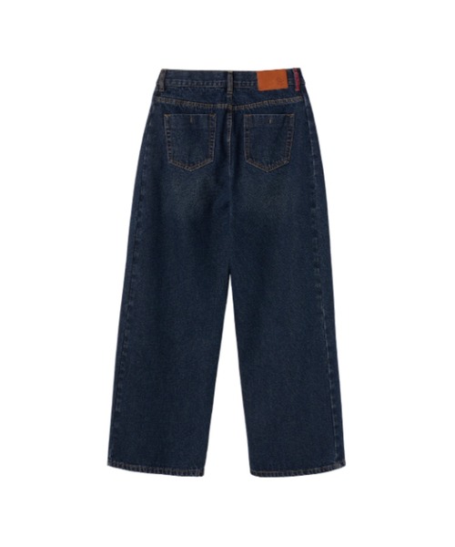 GENERAL IDEA（ジェネラルアイデア）の「【GENERAL IDEA】スナップワイドデニムパンツ / SNAP DETAIL WIDE DENIM PANTS（デニムパンツ・レディース・ブラック/ネイビー・L/M/S）」の16枚目の写真