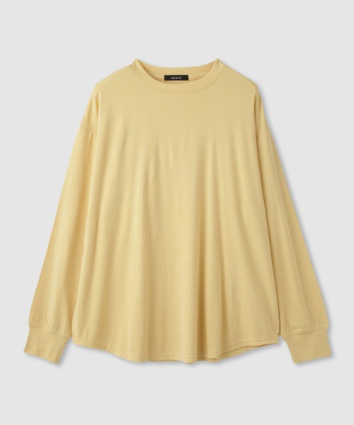 Mac-House(マックハウス)の「milli del'air オーバーサイズカットソー(Tシャツ/カットソー・レディース・オフホワイト/ブラック/イエロー・M)」の17枚目の写真