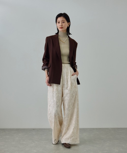 ROPE'（ロペ）の「フラワーレースイージーパンツ（その他パンツ・レディース・ホワイト系その他2/ブラック・FREE）」の15枚目の写真