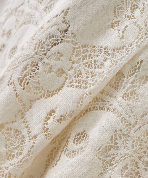 ROPE'（ロペ）の「フラワーレースイージーパンツ（その他パンツ・レディース・ホワイト系その他2/ブラック・FREE）」の5枚目の写真