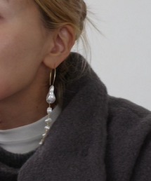 Rechic(リシック)の【hidekaさんコラボ】バロックパール ドロップピアス(ピアス(両耳用))