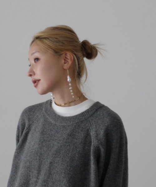 Rechic（リシック）の「【hidekaさんコラボ】バロックパール ドロップピアス（ピアス（両耳用）・レディース・ゴールド・FREE）」の6枚目の写真