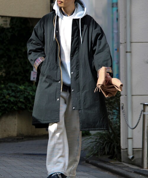 GLOSTER（グロスター）の「【BOY BACK FANCYシリーズ】スウェットフーディ（パーカー・メンズ・ブラック/ライトグレー/キナリ・S/M/L）」の10枚目の写真