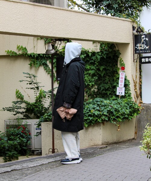 GLOSTER（グロスター）の「【BOY BACK FANCYシリーズ】スウェットフーディ（パーカー・メンズ・ブラック/ライトグレー/キナリ・S/M/L）」の12枚目の写真