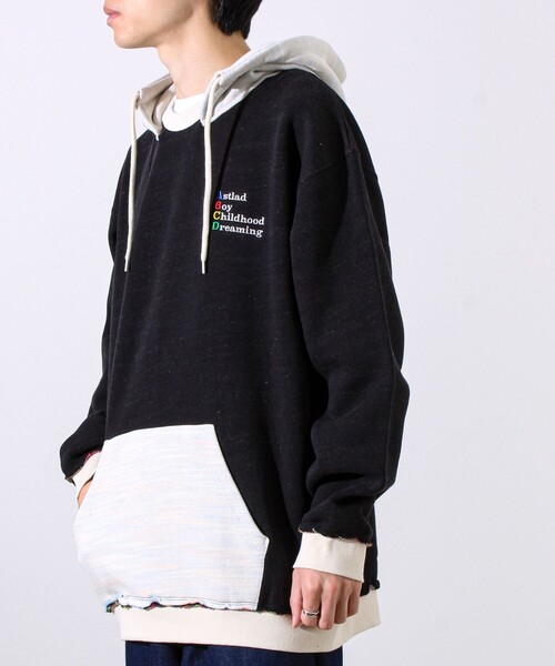 GLOSTER（グロスター）の「【BOY BACK FANCYシリーズ】スウェットフーディ（パーカー・メンズ・ブラック/ライトグレー/キナリ・S/M/L）」の19枚目の写真