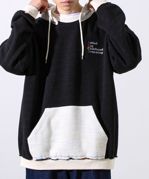 GLOSTER（グロスター）の「【BOY BACK FANCYシリーズ】スウェットフーディ（パーカー・メンズ・ブラック/ライトグレー/キナリ・S/M/L）」の21枚目の写真