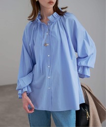 SLOBE IENA | 《WEB限定/追加2》タイプライターフリルカラーブラウス(シャツ/ブラウス)