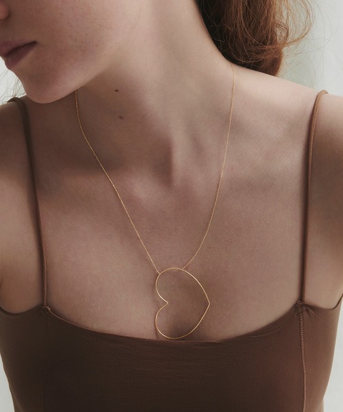 les bonbon(ルボンボン)の「【les bon bon】pulse necklace/パルス ネックレス BOB813(ネックレス・レディース・ゴールド・FREE)」の1枚目の写真