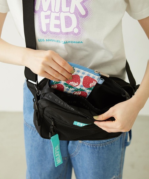 MILKFED.（ミルクフェド）の「SMALL BAG ORGANIZER（エコバッグ/サブバッグ・レディース・ブラック・ONE SIZE）」の16枚目の写真