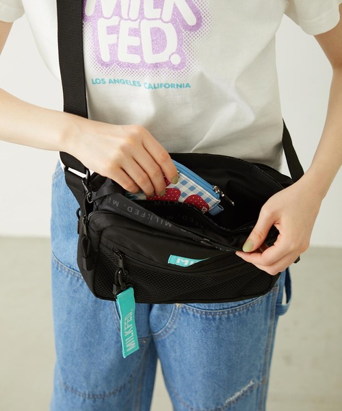 MILKFED.（ミルクフェド）の「SMALL BAG ORGANIZER（エコバッグ/サブバッグ・レディース・ブラック・ONE SIZE）」の17枚目の写真
